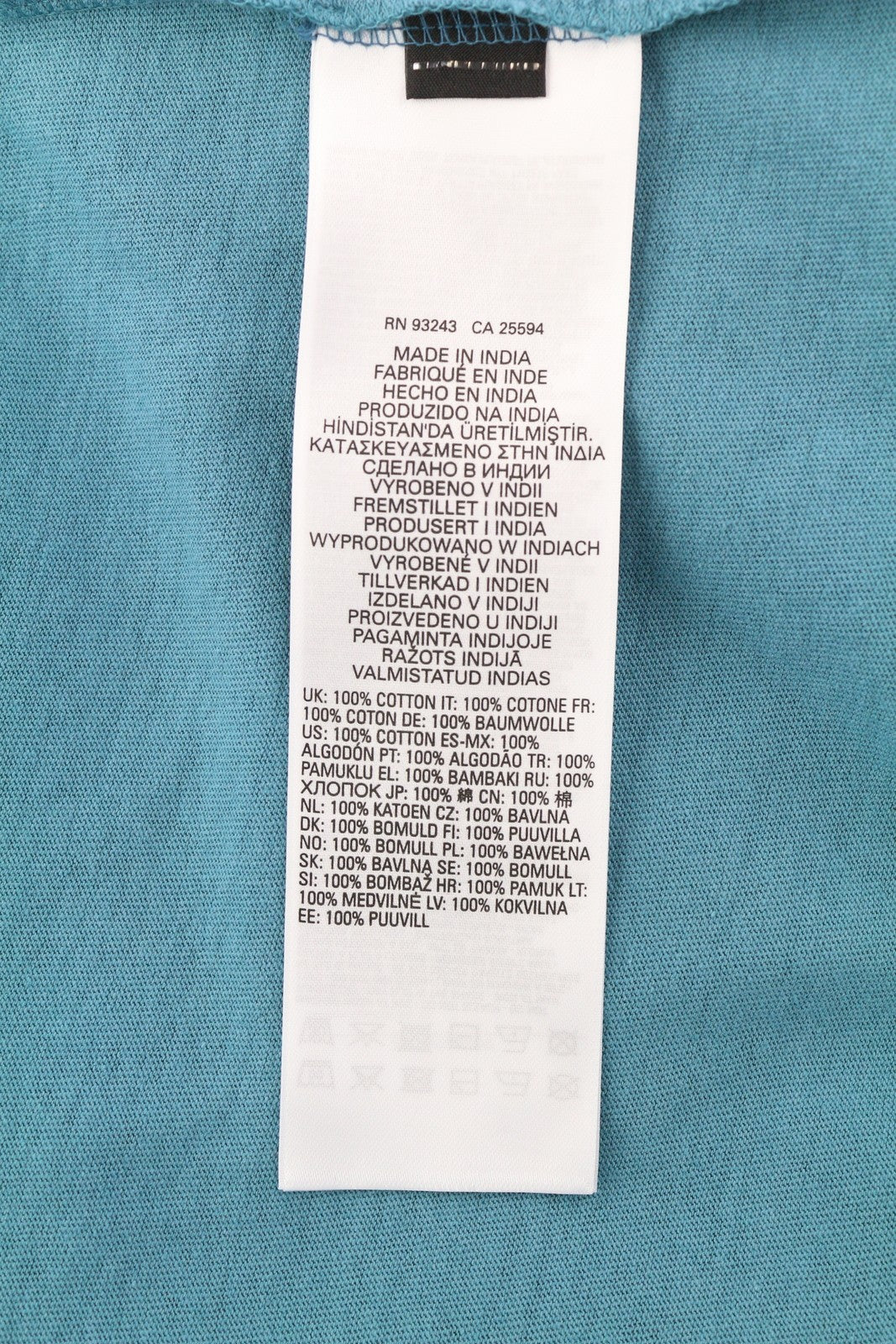 DIESEL T-Wash-E1 Men T-Shirt L Blue Short Sleeve Crew Collar Tricot Stretch