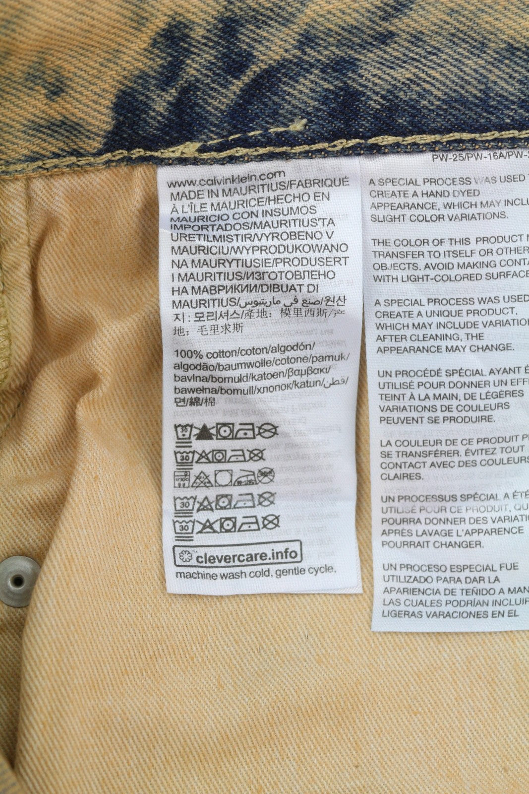 CALVIN KLEIN 90s Straight Men Jeans W32 Faded Brown Zip Fly Logo Denim RRP€119