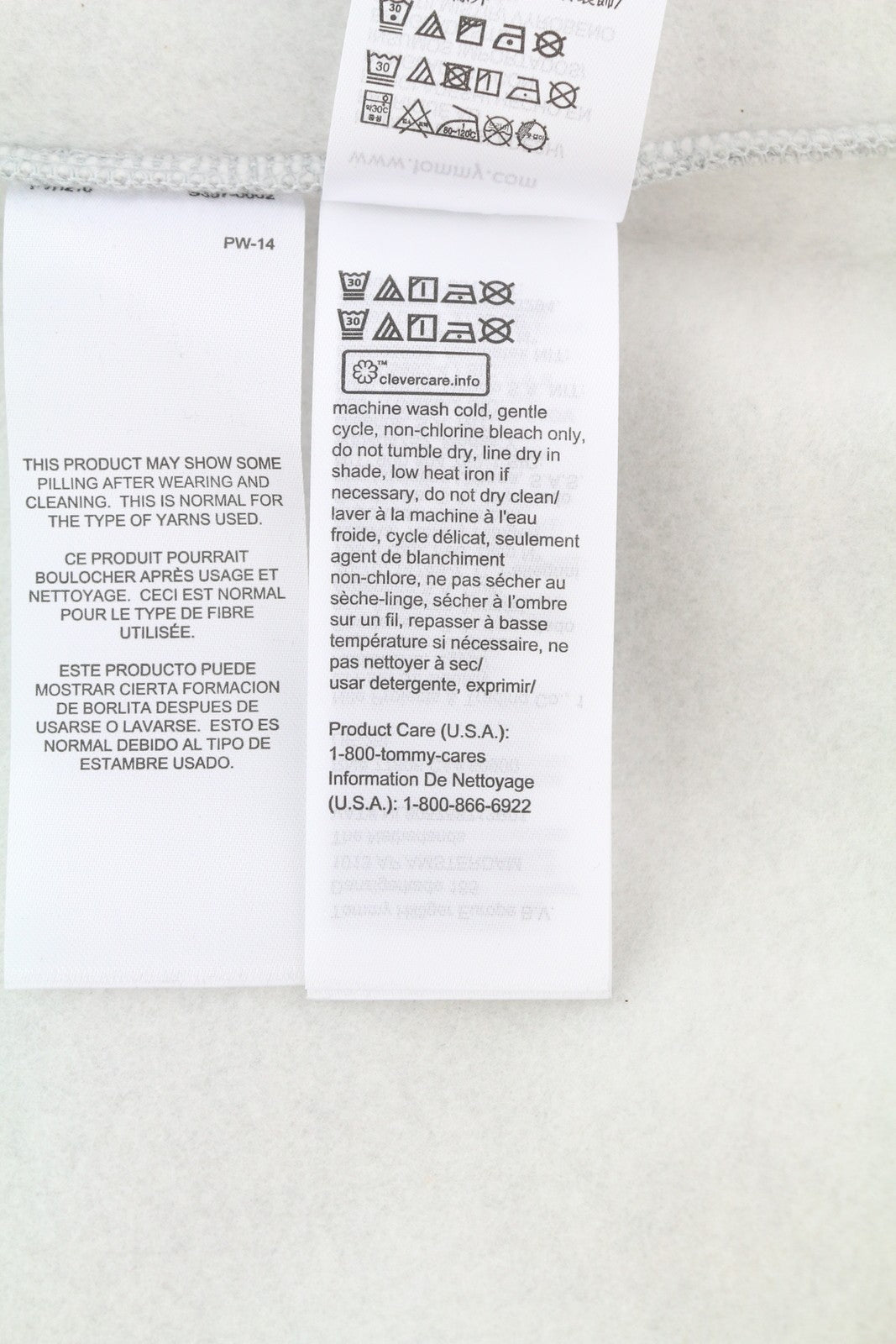 TOMMY HILFIGER Regular Fleece C Neck Men Sweatshirt XL Melange Grey Pullover