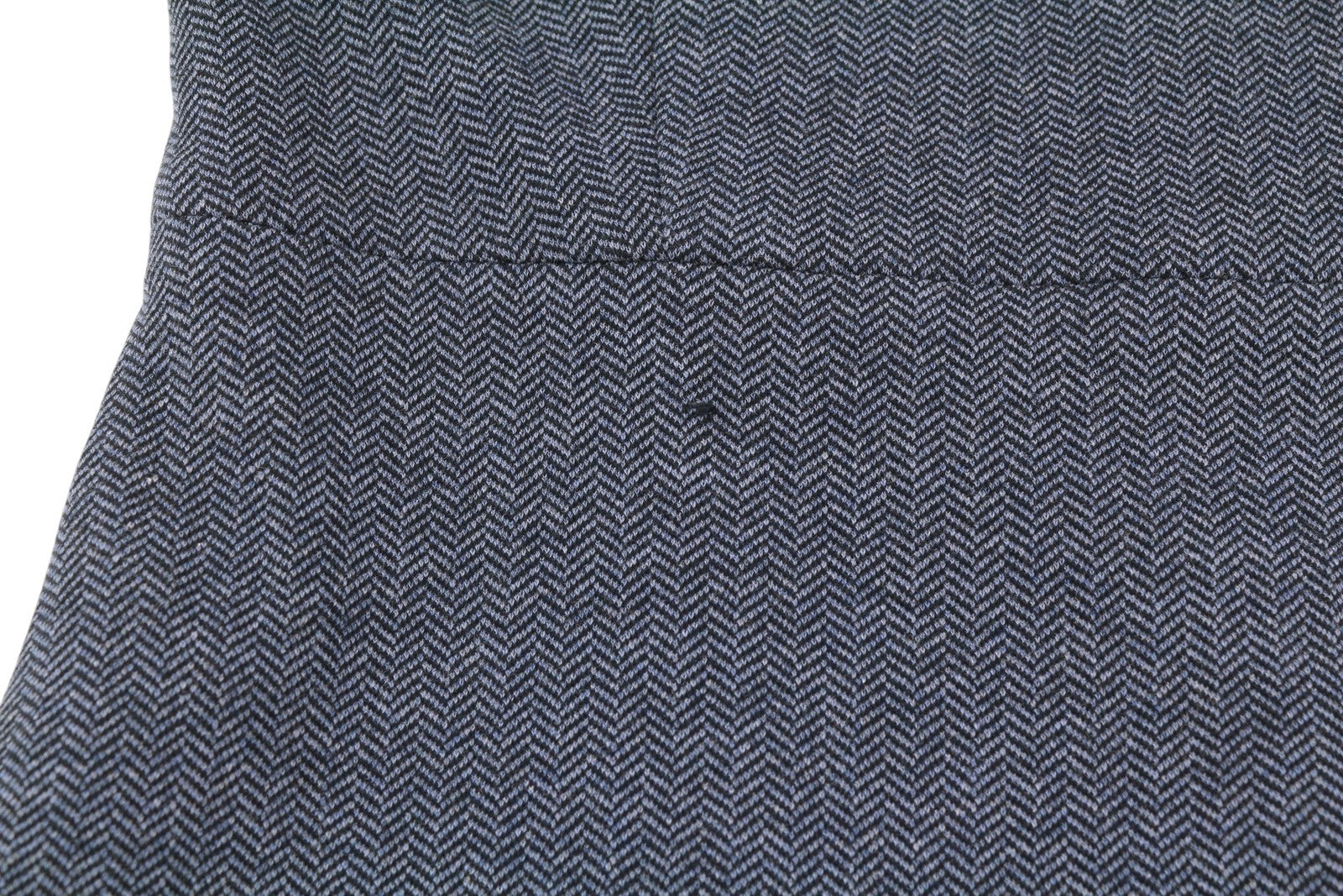 GANT Herringbone Jerse Women Dress EU36 Blue Round Neck Short Sleeve Knee-Length