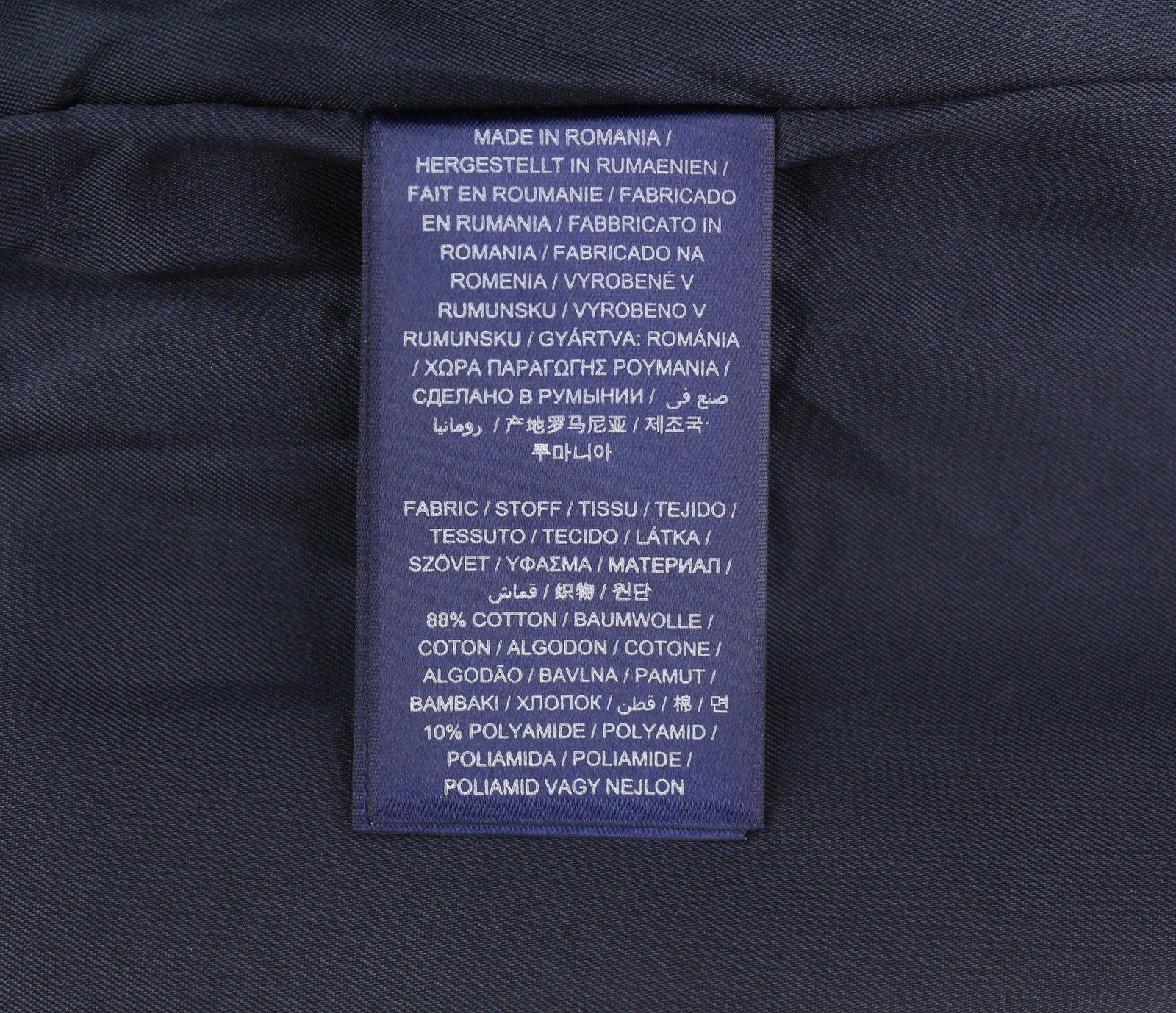 GANT Herringbone Jerse Women Dress EU36 Blue Round Neck Short Sleeve Knee-Length