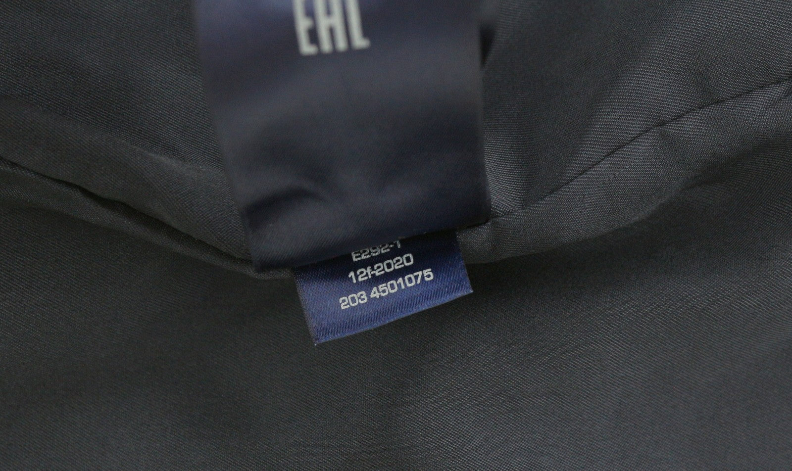 GANT Herringbone Jerse Women Dress EU34 Blue Round Neck Short Sleeve Knee-Length