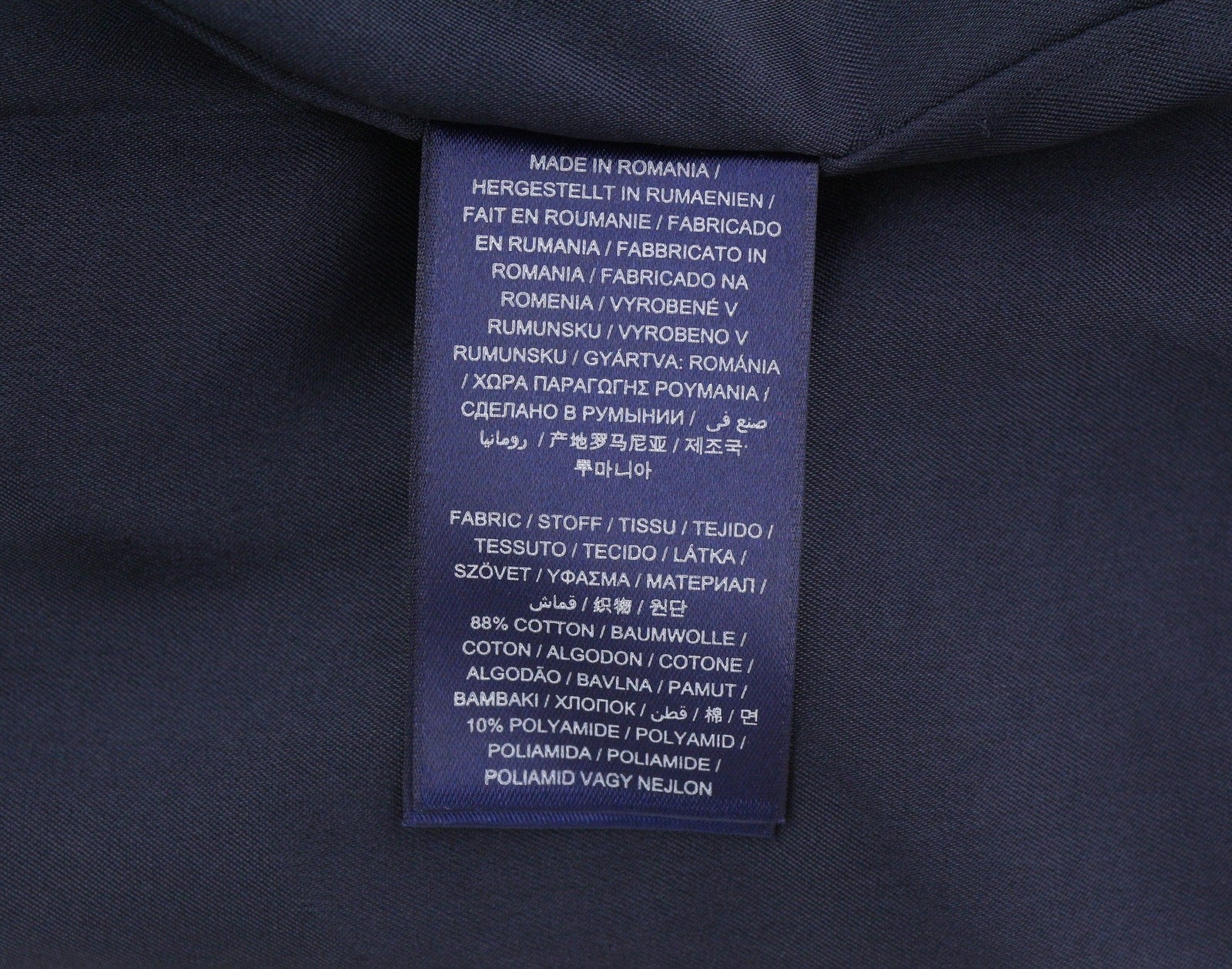 GANT Herringbone Jerse Women Dress EU34 Blue Round Neck Short Sleeve Knee-Length