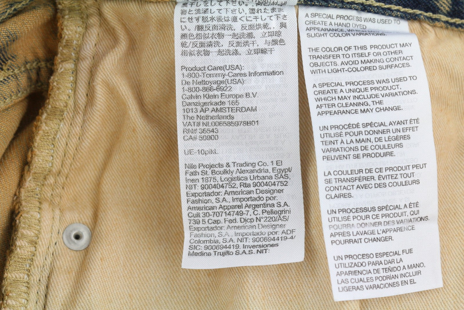 CALVIN KLEIN 90s Straight Men Jeans W31 Faded Brown Zip Fly Logo Denim RRP€119