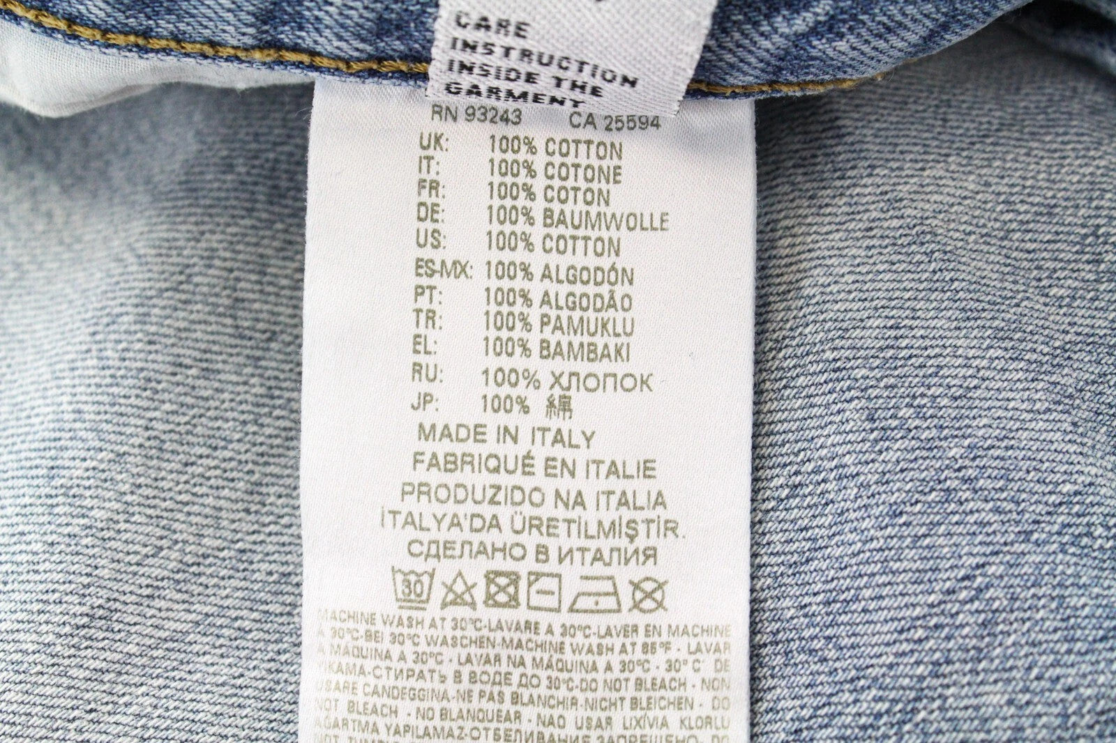 DIESEL Mharky 080AF Men's W29 L30 Distressed Blue Cotton Skinny Fit Jeans