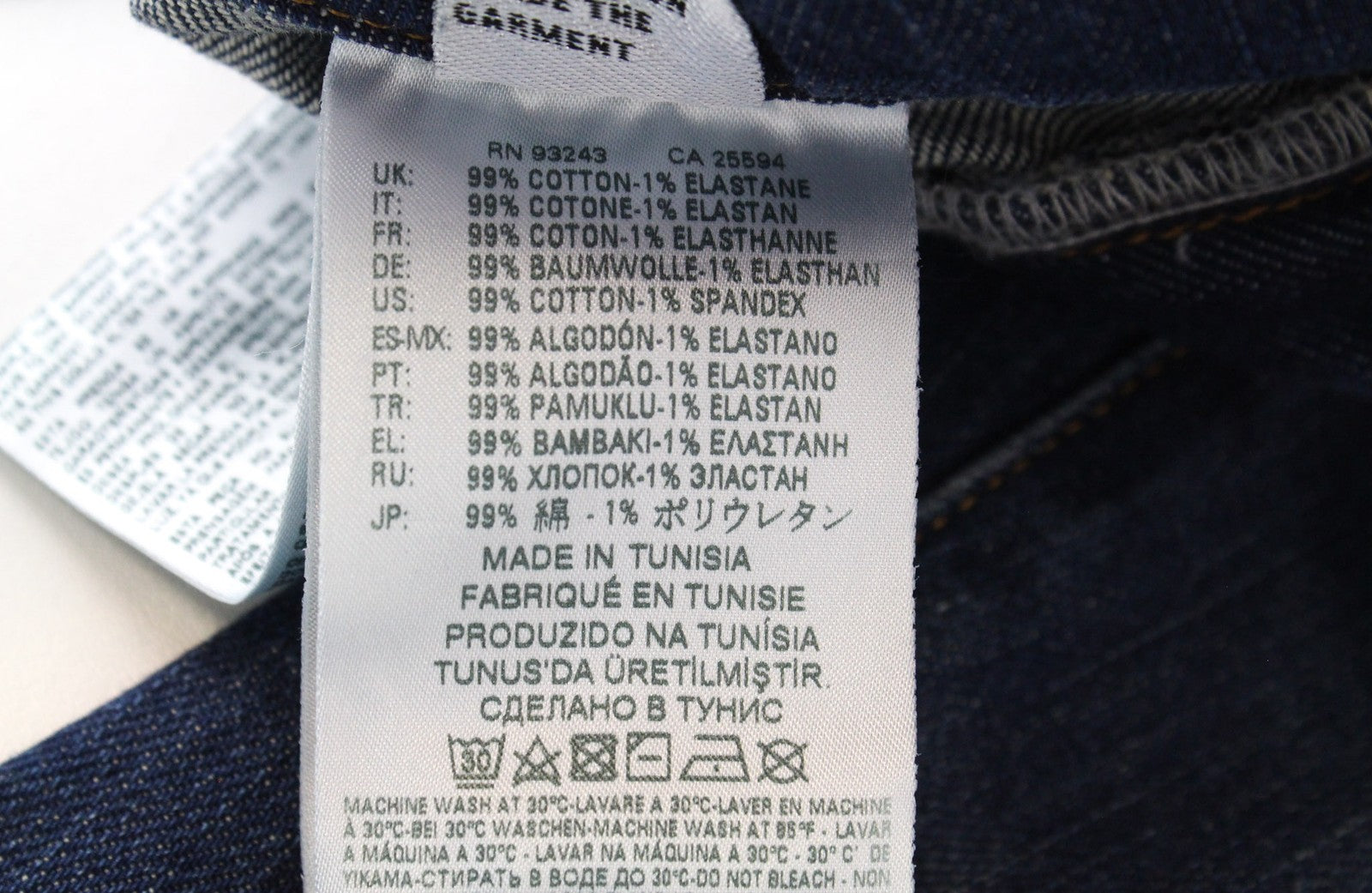 DIESEL D-Earlie 089AR Women's W25 L32 Cropped Stretch Blue Cotton Slim Jeans