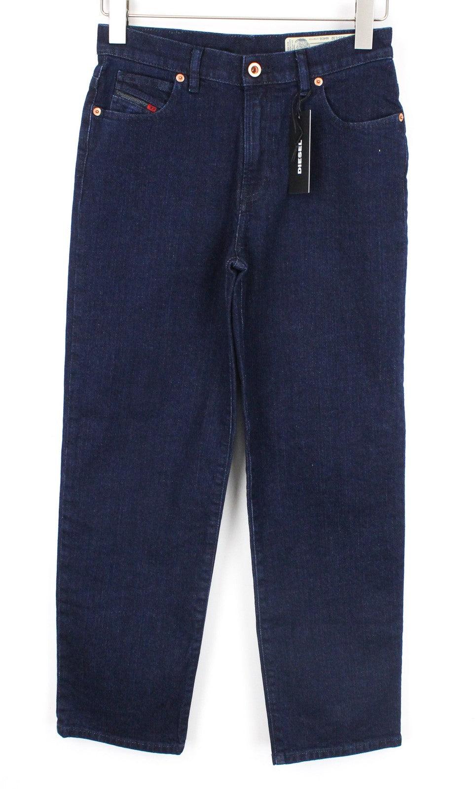 DIESEL Niclah 084CG Women's Blue Cotton Stretch Jeans W25 L32 Straight Fit