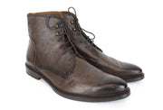 SUITSUPPLY Men's Shoes UK8 EU42 Brown High-Top Laced Leather Dress Formal