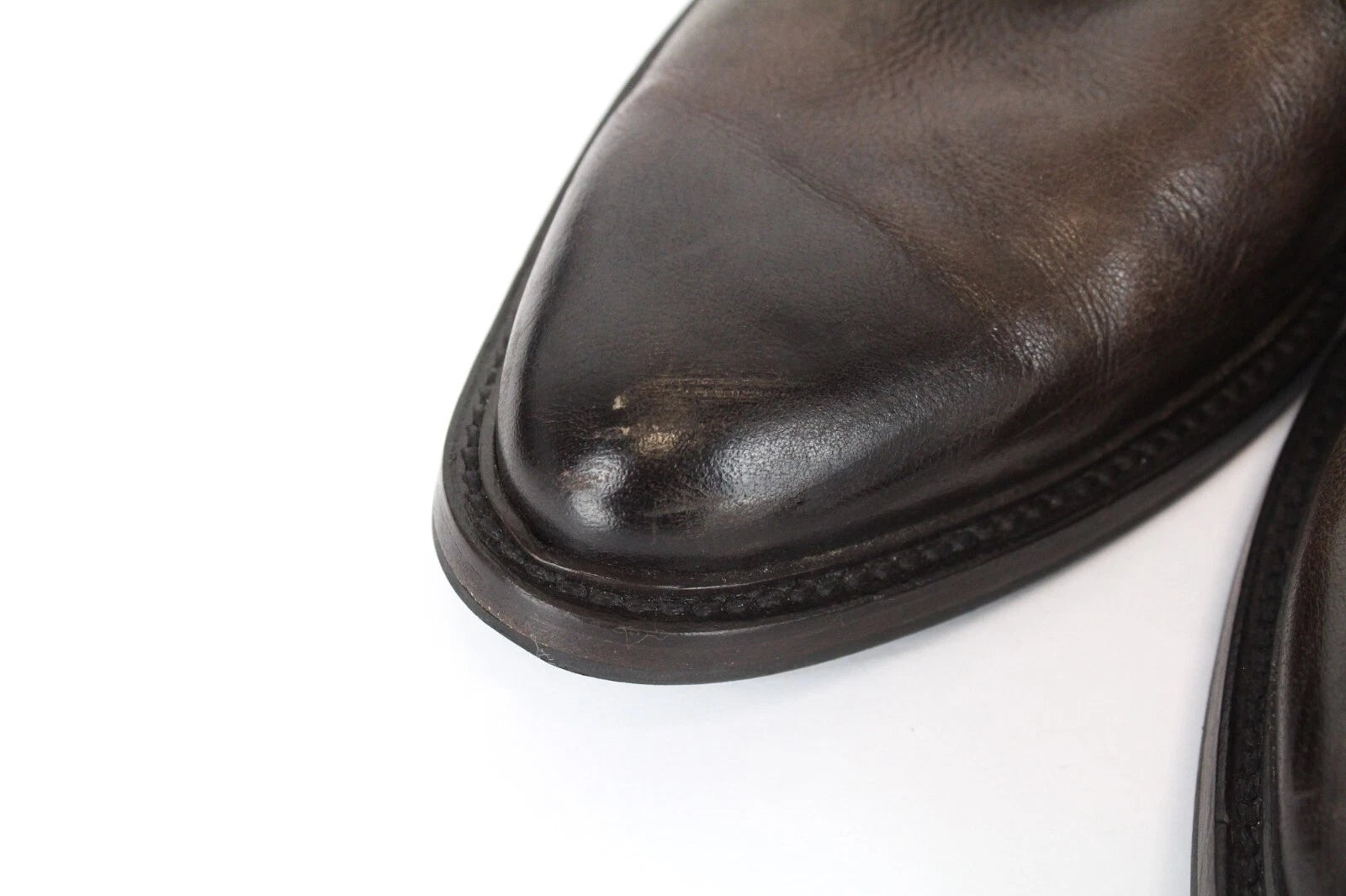 SUITSUPPLY Men's Shoes UK8 EU42 Brown High-Top Laced Leather Dress Formal