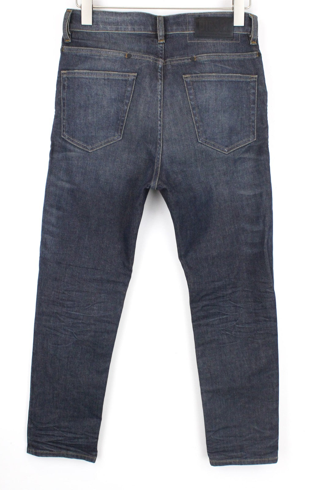 DIESEL D-Eetar 084ZU Men's W29 L30 Blue Cotton Tapered Fit Stretch Jeans