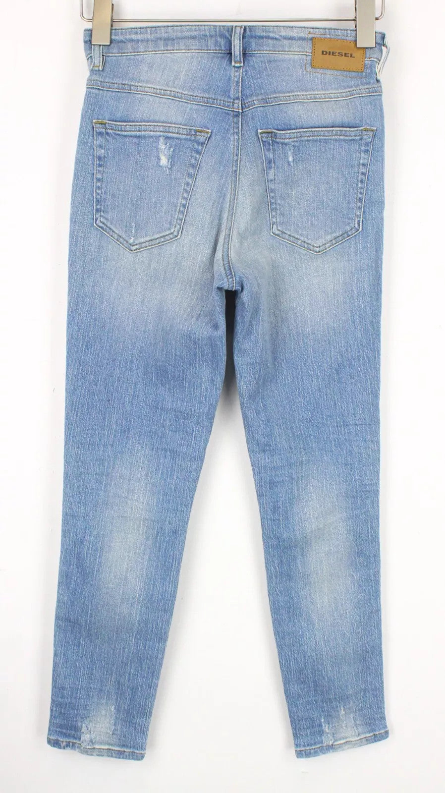 DIESEL Babhila-High 081AF Women's W24 L30 Distressed Skinny Blue Jeans Slim