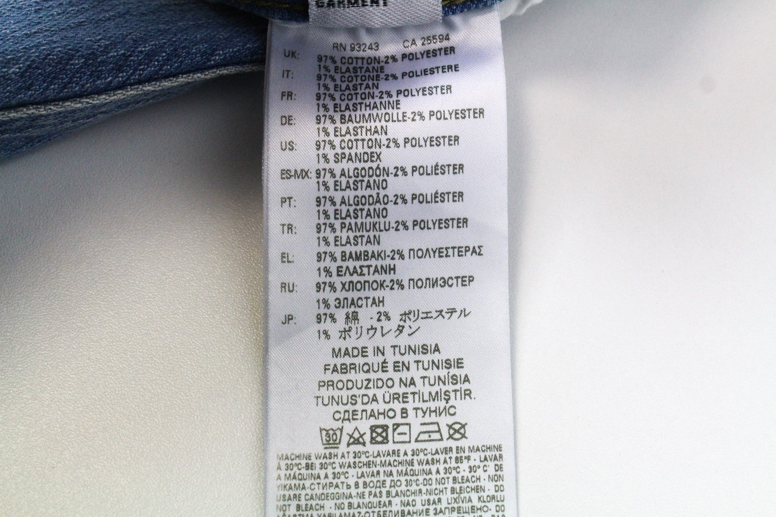 DIESEL Babhila-High 081AF Women's W24 L30 Distressed Skinny Blue Jeans Slim