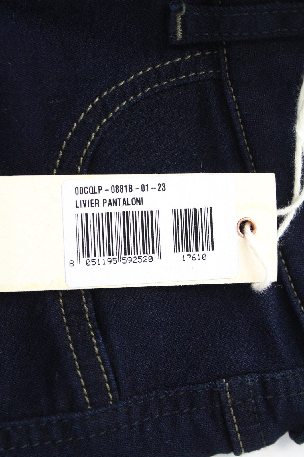 DIESEL Livier 0881B Women's Jeggings W23 Blue Stretch Fit Super Slim