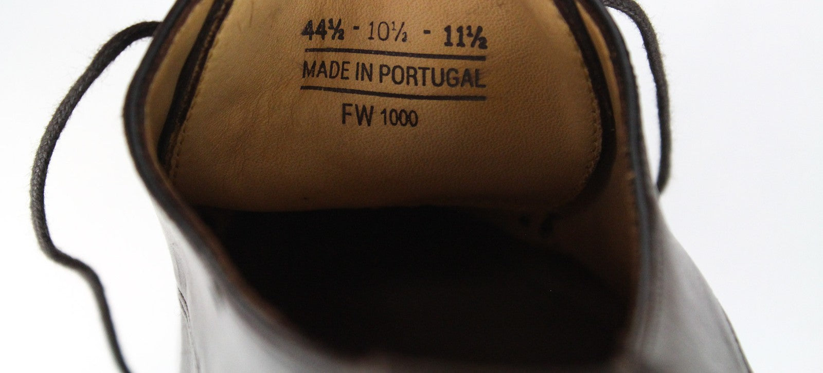 SUITSUPPLY Men's Formal Shoes EU44.5/UK10.5 Oxford Dark Brown Leather