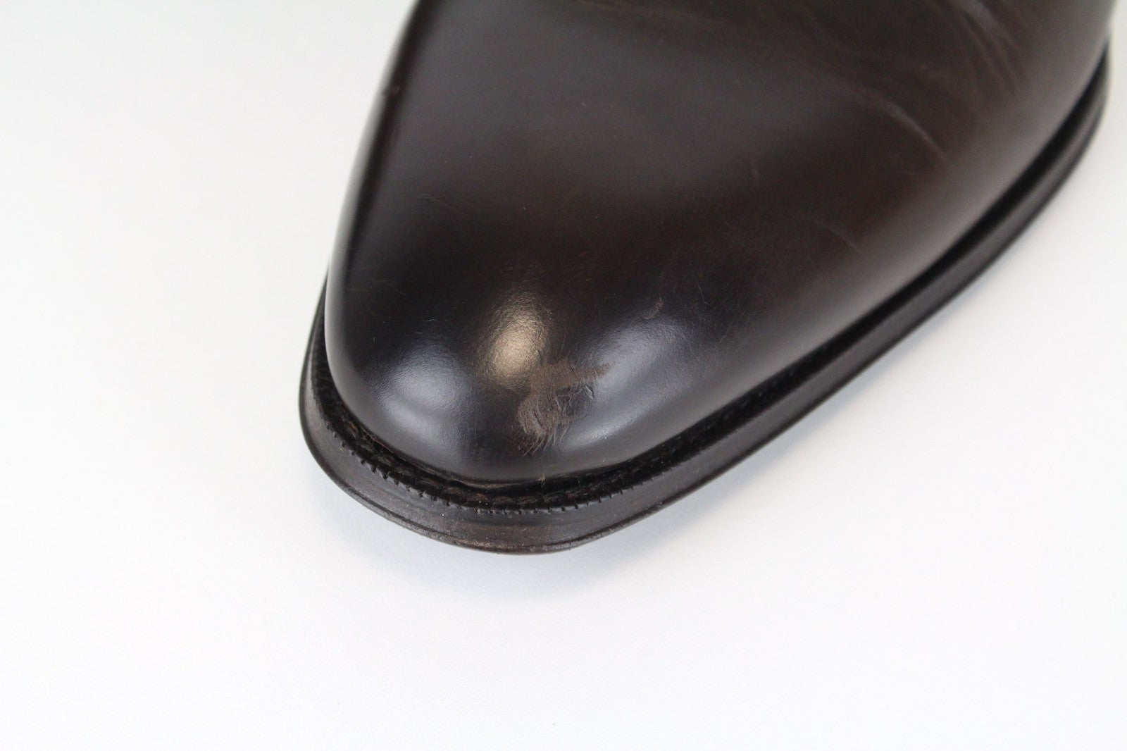 SUITSUPPLY Men's Formal Shoes EU44.5/UK10.5 Oxford Dark Brown Leather