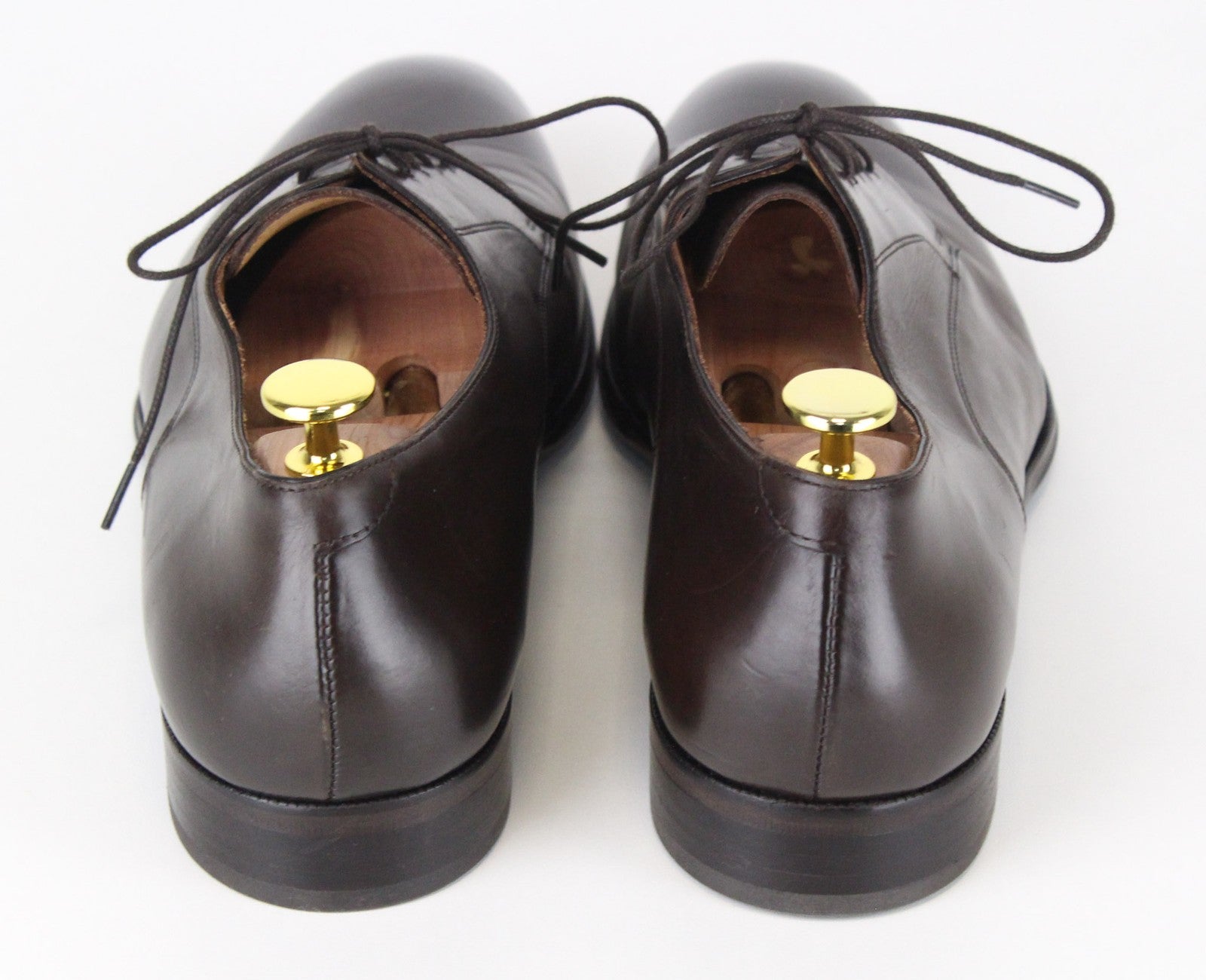 SUITSUPPLY Men's Formal Shoes EU44.5/UK10.5 Oxford Dark Brown Leather