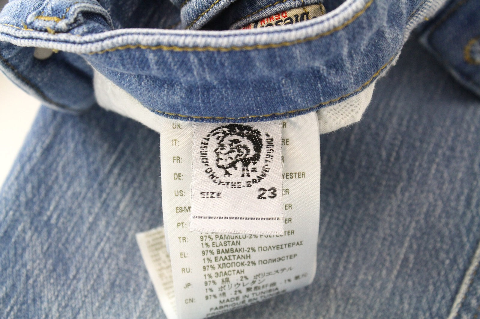 DIESEL Babhila-High 081AF Women's Jeans W23/L30 Blue Skinny Cotton Stretch