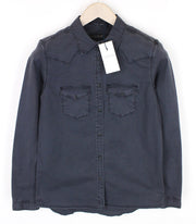 SCOTCH & SODA Men's Shirt ~S Dark Grey Western Long Sleeve Classic