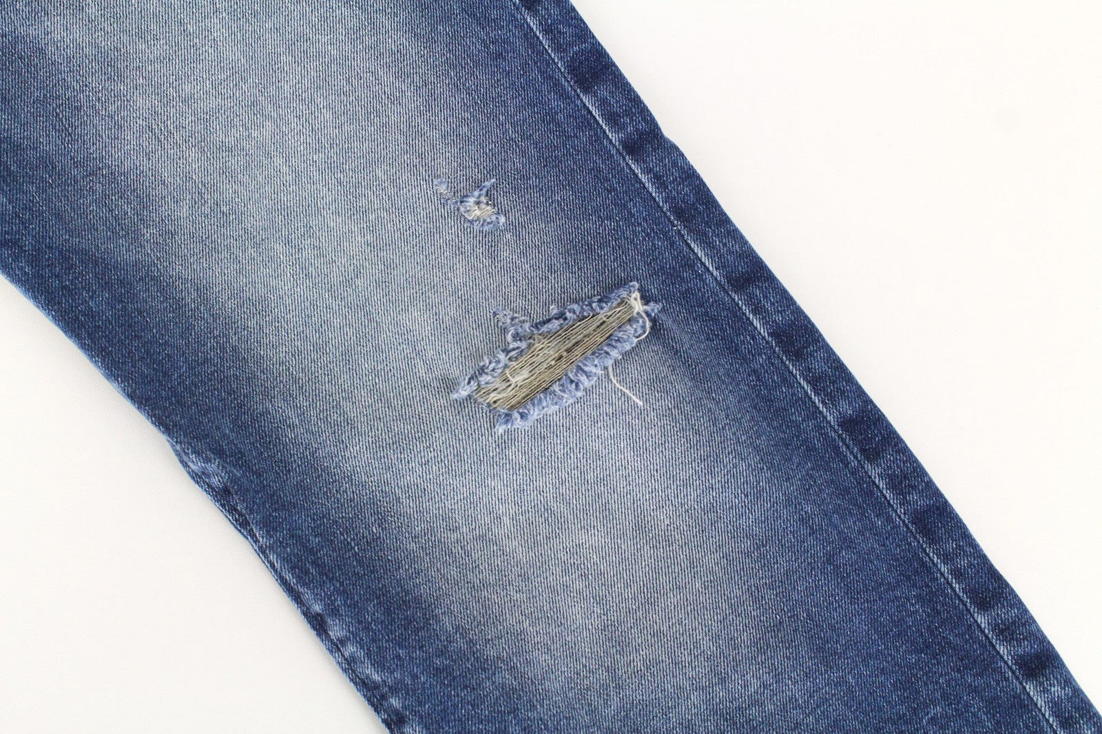 DIESEL Buster 081AQ Men's Jeans W29/L32 Blue Slim Tapered Distressed