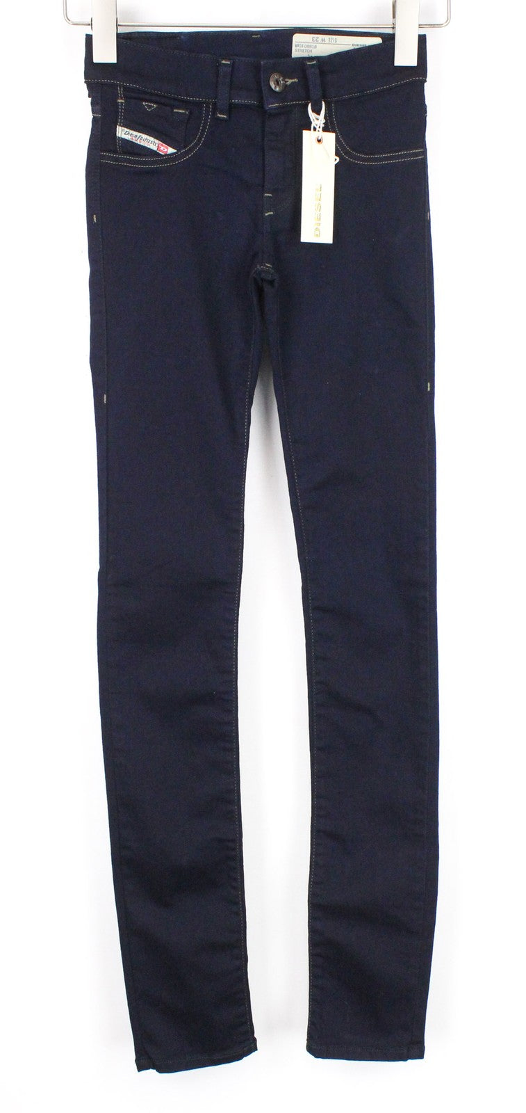 DIESEL Livier 0881B Women's Jeans W23 Jegging Blue Slim Stretch Fit