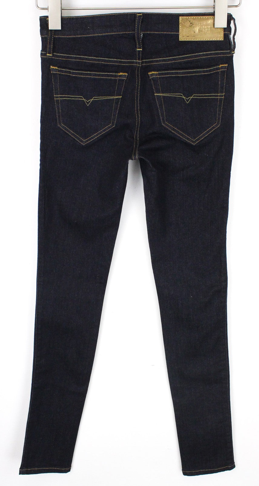 DIESEL Skinzee 0813C Women's W25/L32 Skinny Fit Mid Blue Stretch Jeans