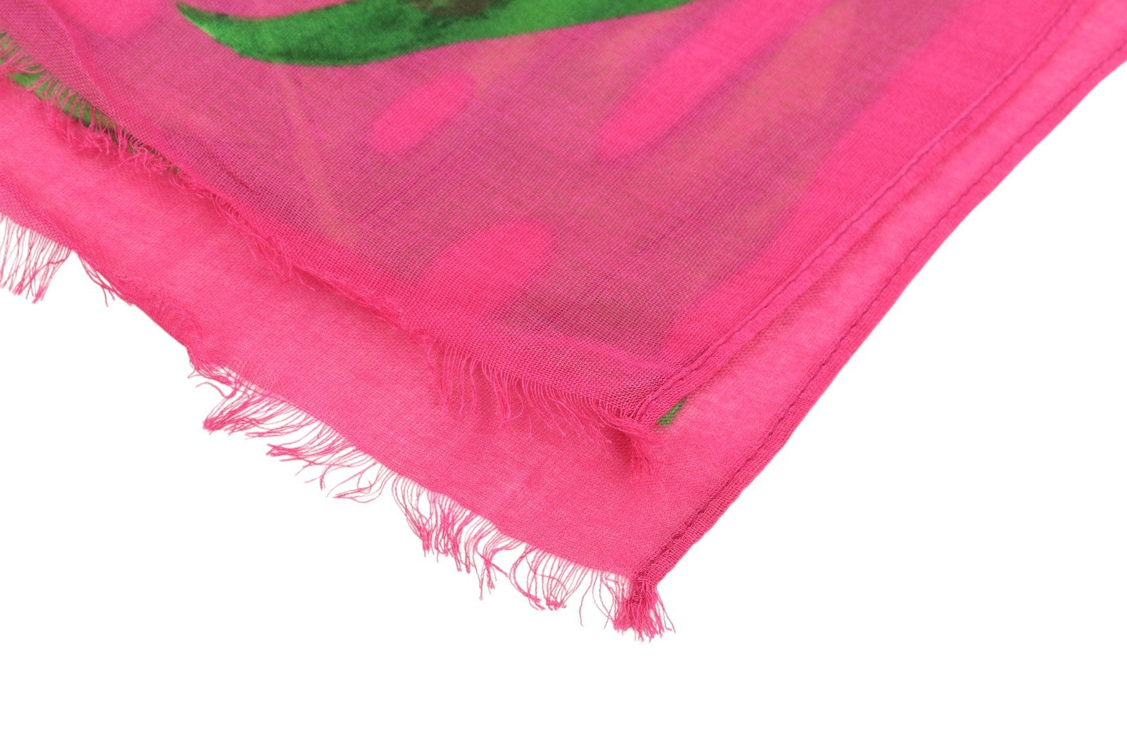 ANTONY MORATO Women's Scarf OS Soft Pink Tropical Leaf Print Cover Up Wrap Beach