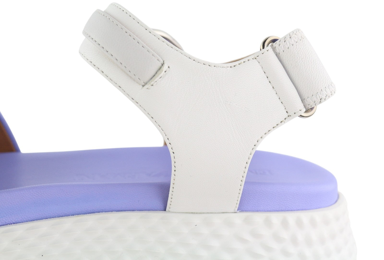 EMPORIO ARMANI X3U095 Women Sandals EU37 Purple Open Toe Platform Sole RRP€329