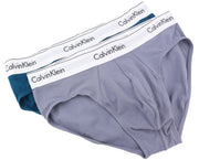 CALVIN KLEIN Men Underwear M Hip Brief Stretch Modern Body-Defining Fit 2 Pack
