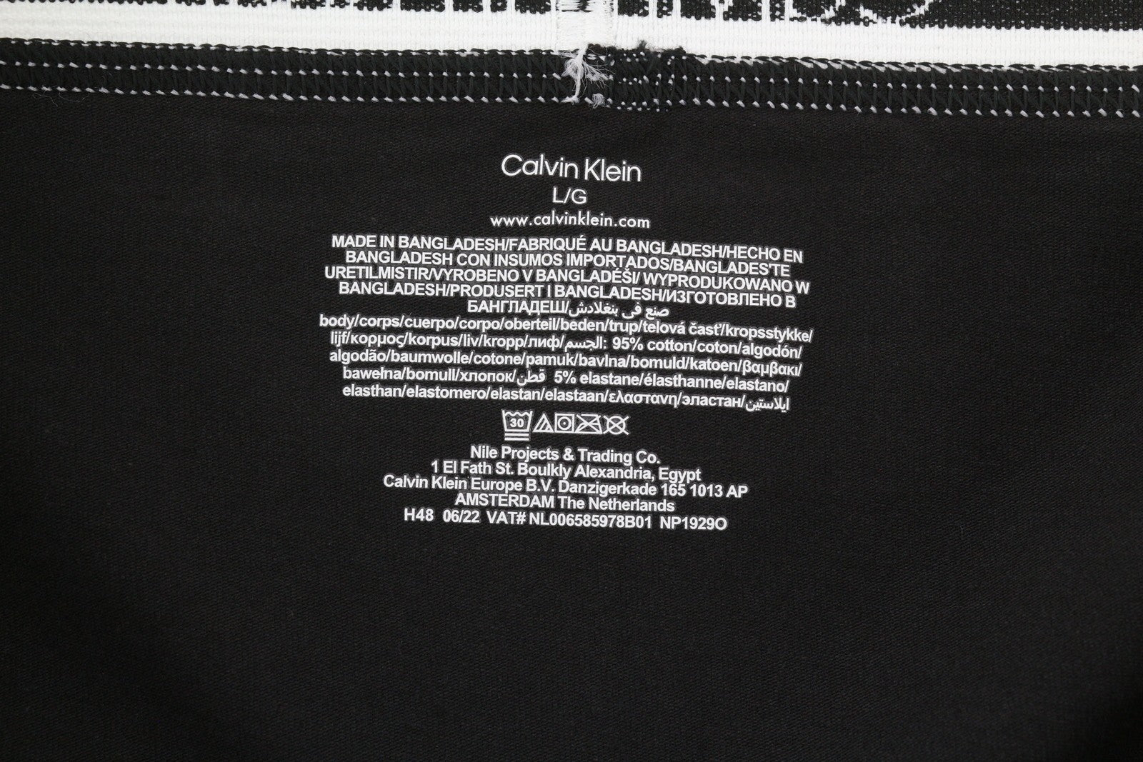 CALVIN KLEIN Men Underwear L Black Low Rise Trunk Cotton Stretch Classic 2 Pack