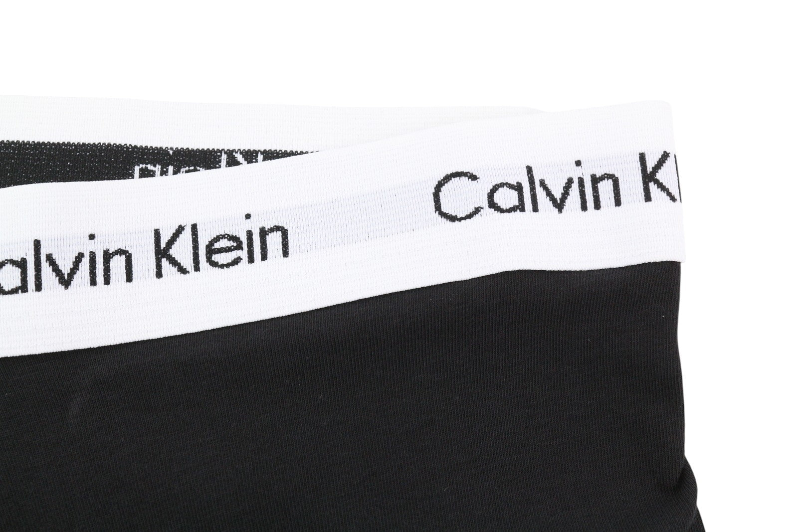 CALVIN KLEIN Men Underwear L Black Low Rise Trunk Cotton Stretch Classic 2 Pack