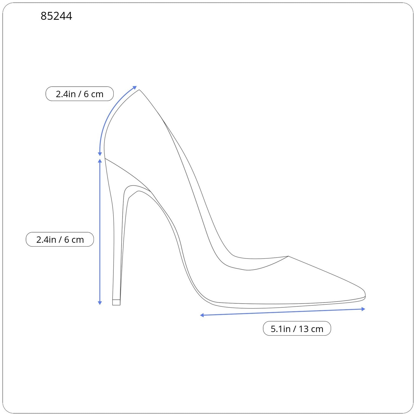 EMPORIO ARMANI X3E374 Women Heels EU37 Blue Leather Pointed Toe Strappy Casual