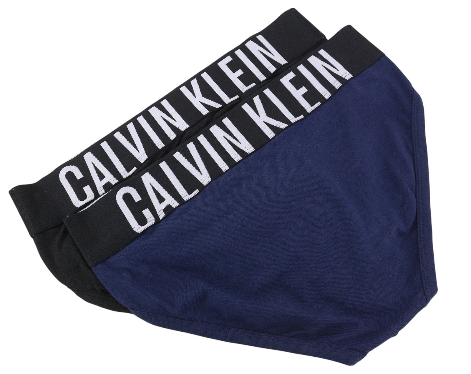 CALVIN KLEIN Men Underwear S Blue Hip Brief Body-Defining Cotton Stretch 2 Pack