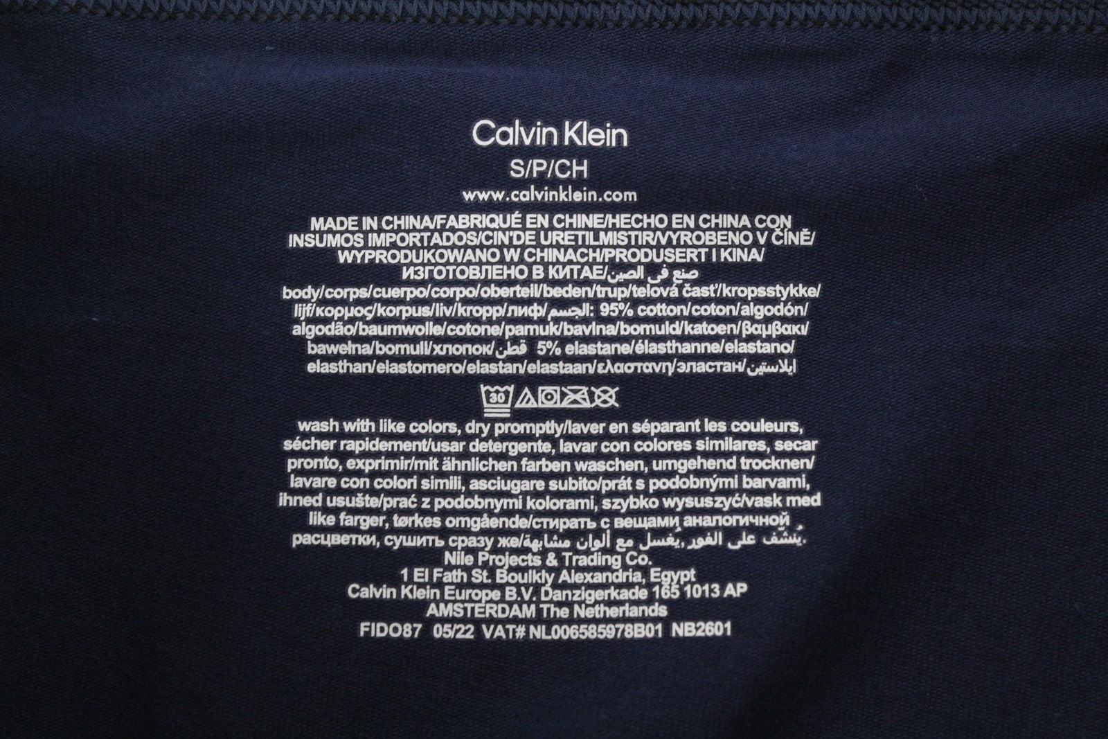 CALVIN KLEIN Men Underwear S Blue Hip Brief Body-Defining Cotton Stretch 2 Pack