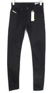 DIESEL Sleenker 0886Z Men's W26/L32 Skinny Slim Black Cotton Stretch Jeans