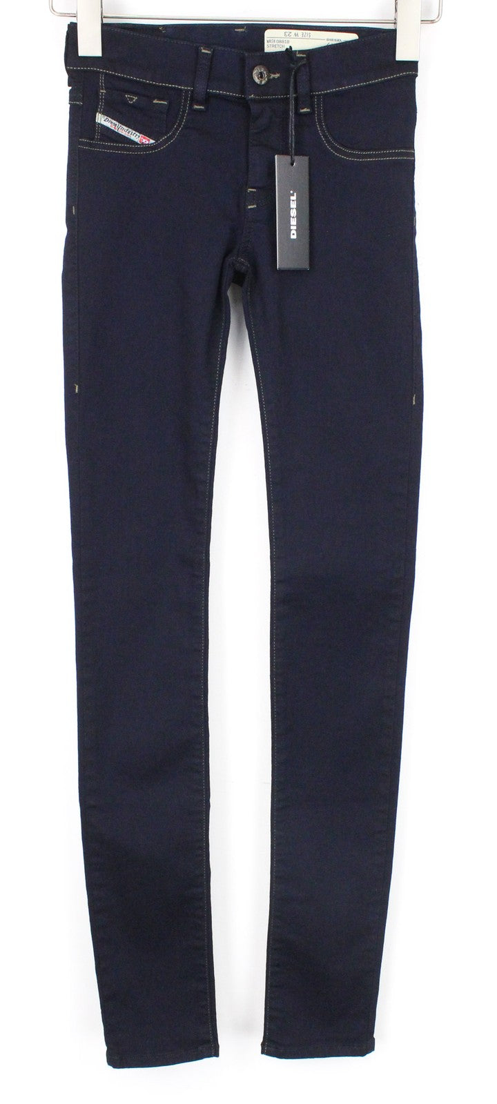 DIESEL Livier 0881B Women's W23 Jegging Super Slim Blue Low Waist Stretch