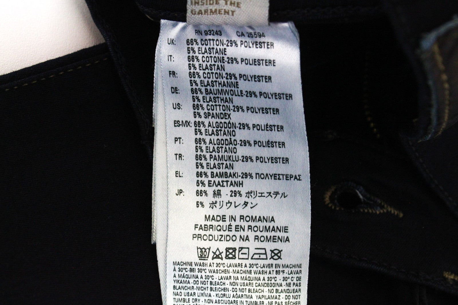 DIESEL Livier 0881B Women's W23 Jegging Super Slim Blue Low Waist Stretch