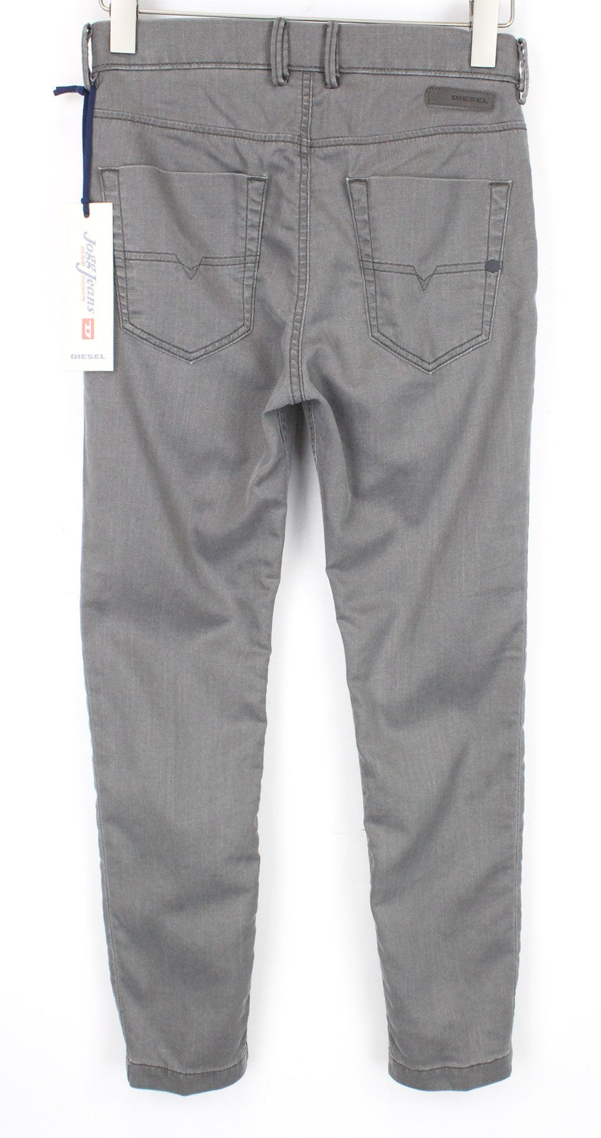 DIESEL Slim-Chino-M-NE 0685E Men's W26 Grey Jogg Sweat Slim Stretch Trousers