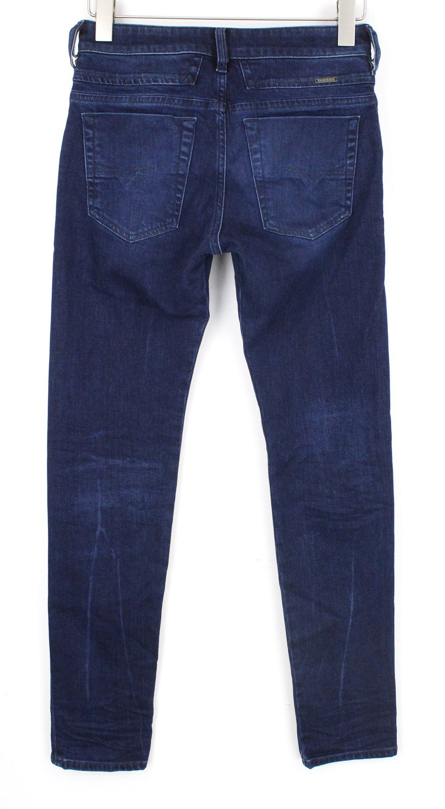 DIESEL D-Bazer 083AT Men's W26/L32 Tapered Fit Washed Blue Cotton Stretch Jeans