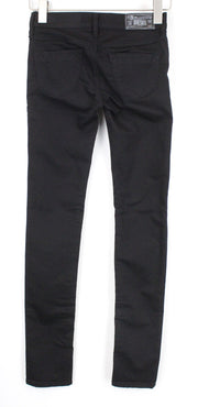 DIESEL Livier R608A Women's Jegging W25 Black Cotton Stretch Super Slim Fit