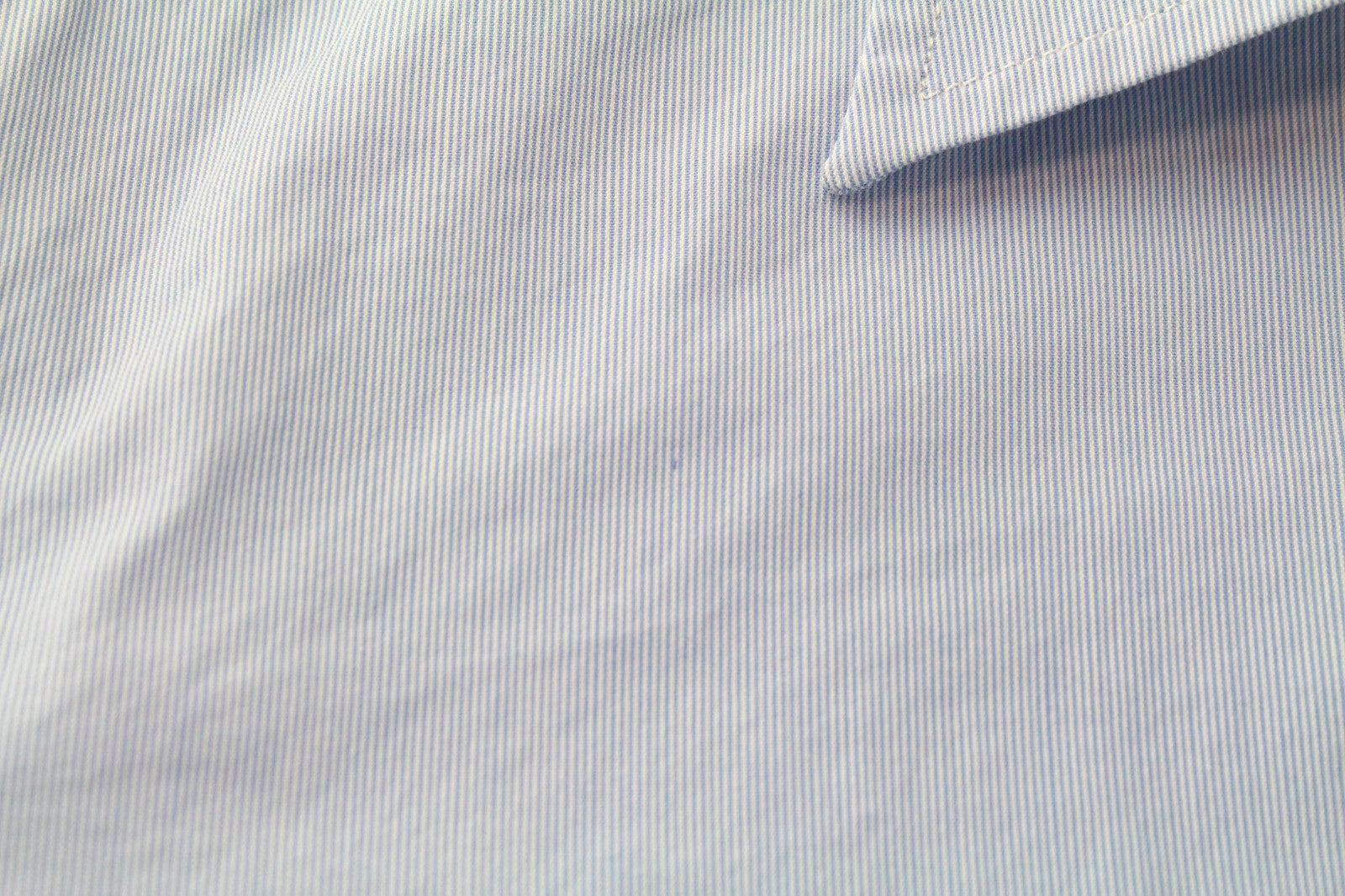 SUITSUPPLY Women's Shirt EU34R Blue Stretch Cotton Blend Formal Long Sleeve