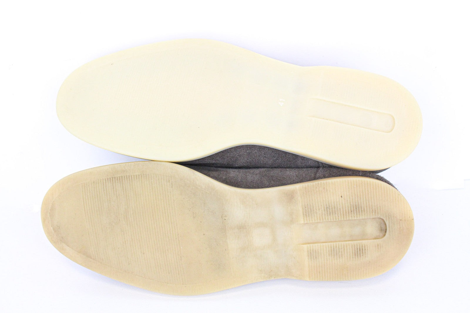 SUITSUPPLY Men's Shoes EU41 Grey Suede High-Top Casual Laced Design Leisure