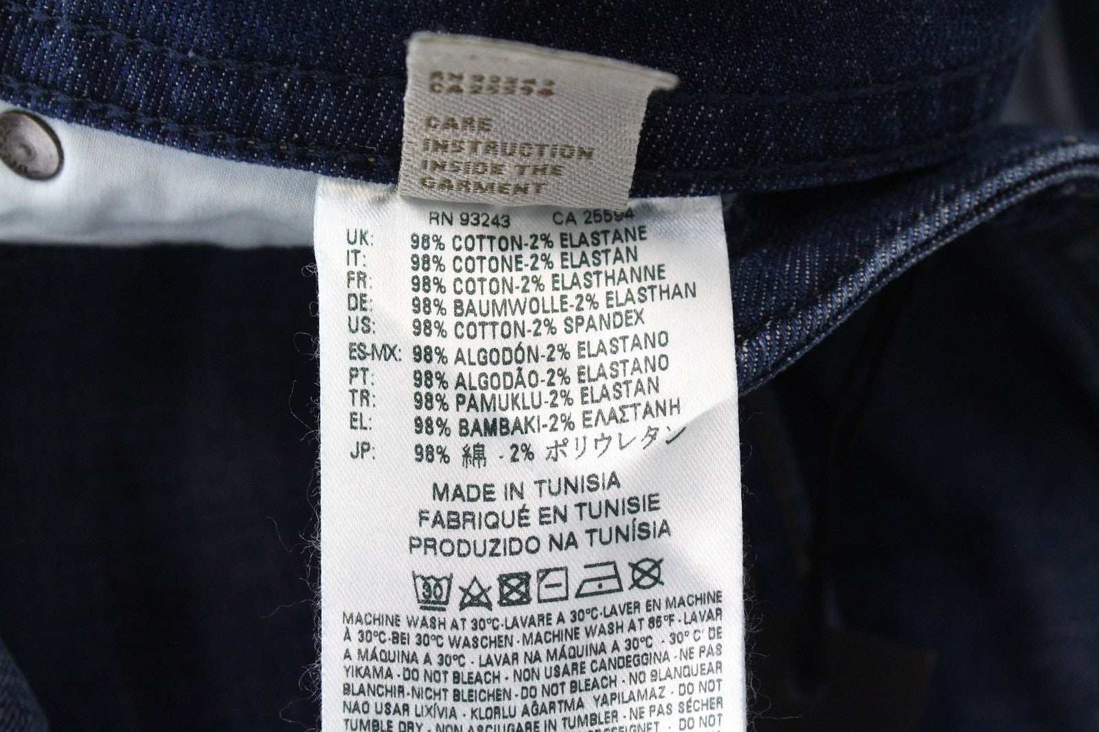 DIESEL Buster 084GR Men's Jeans W29/L32 Blue Slim Taper Fit Cotton Stretch