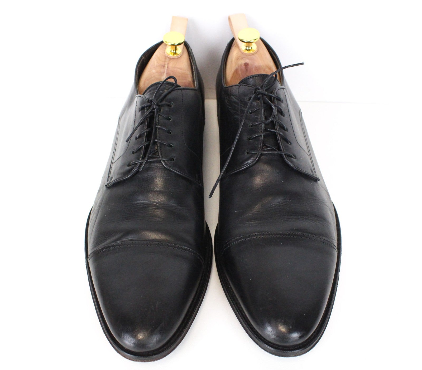 SUITSUPPLY Men's Oxford Shoes EU47/UK13 Black Classic Calf Leather Formal