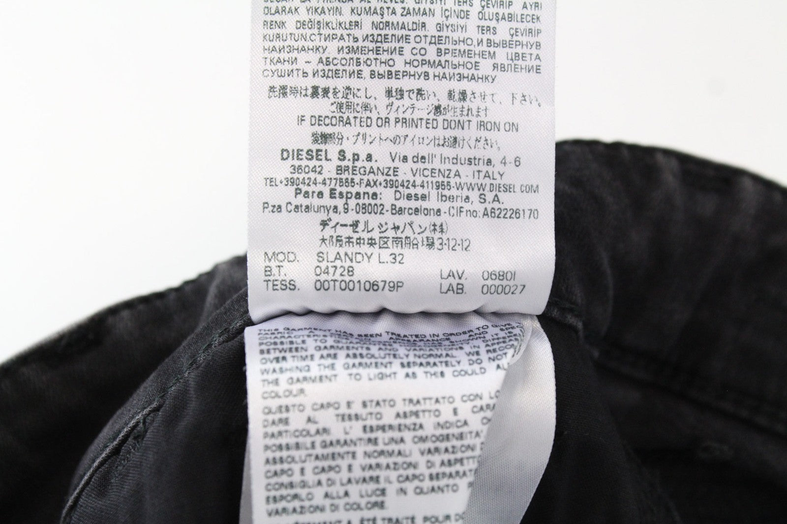 DIESEL Slandy 0680I Women Jeans W23/L32 Slim Skinny Grey Stretch Fitted Denim