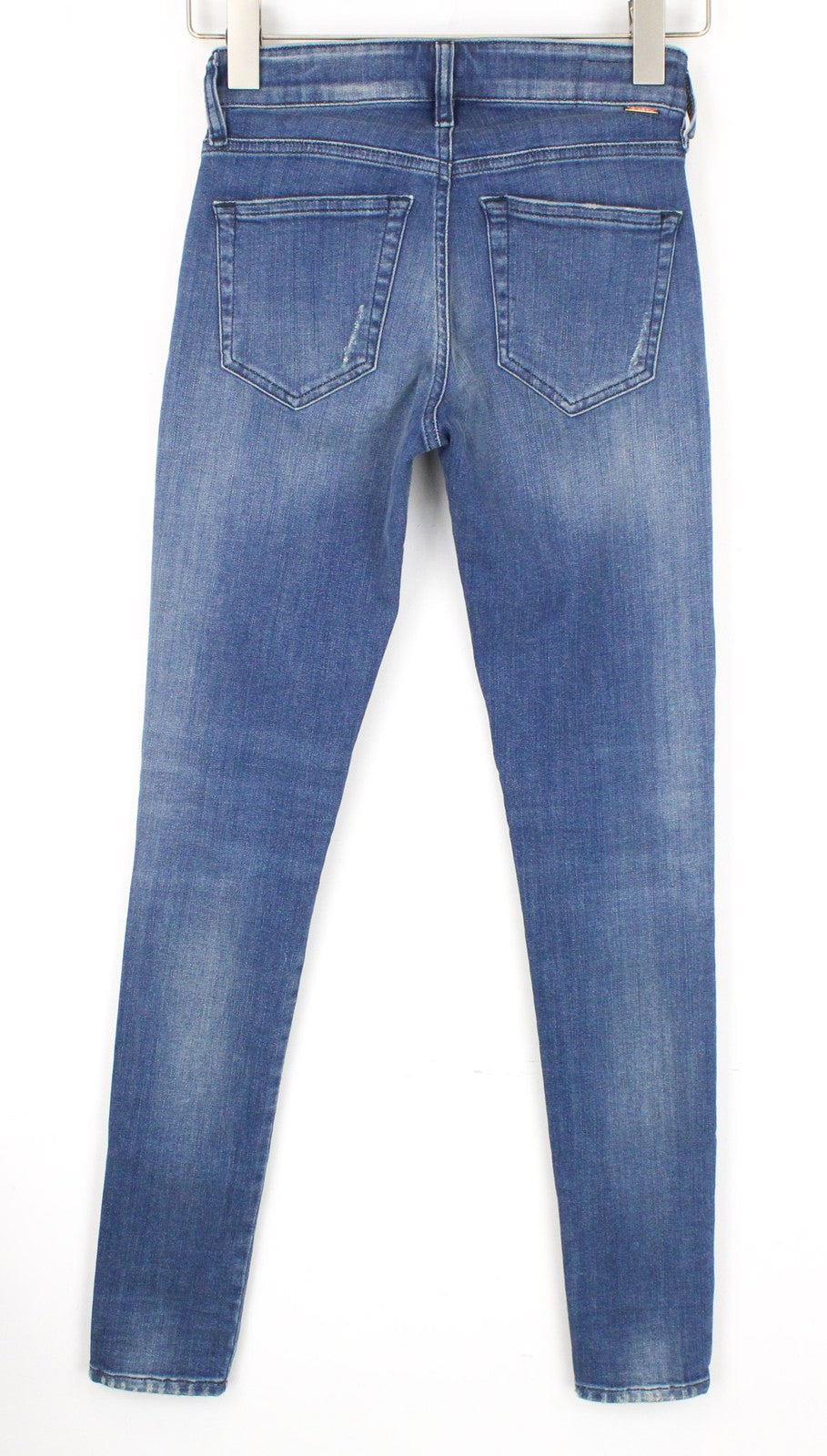 DIESEL Slandy 084MU Women Jeans W24/L32 Super Slim Skinny Girls Fit Blue Stretch