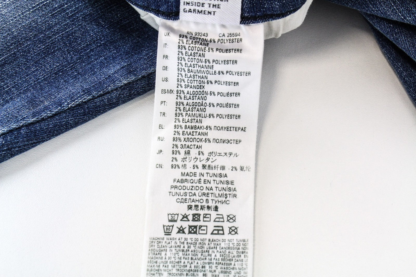 DIESEL Slandy 084MU Women Jeans W24/L32 Super Slim Skinny Girls Fit Blue Stretch