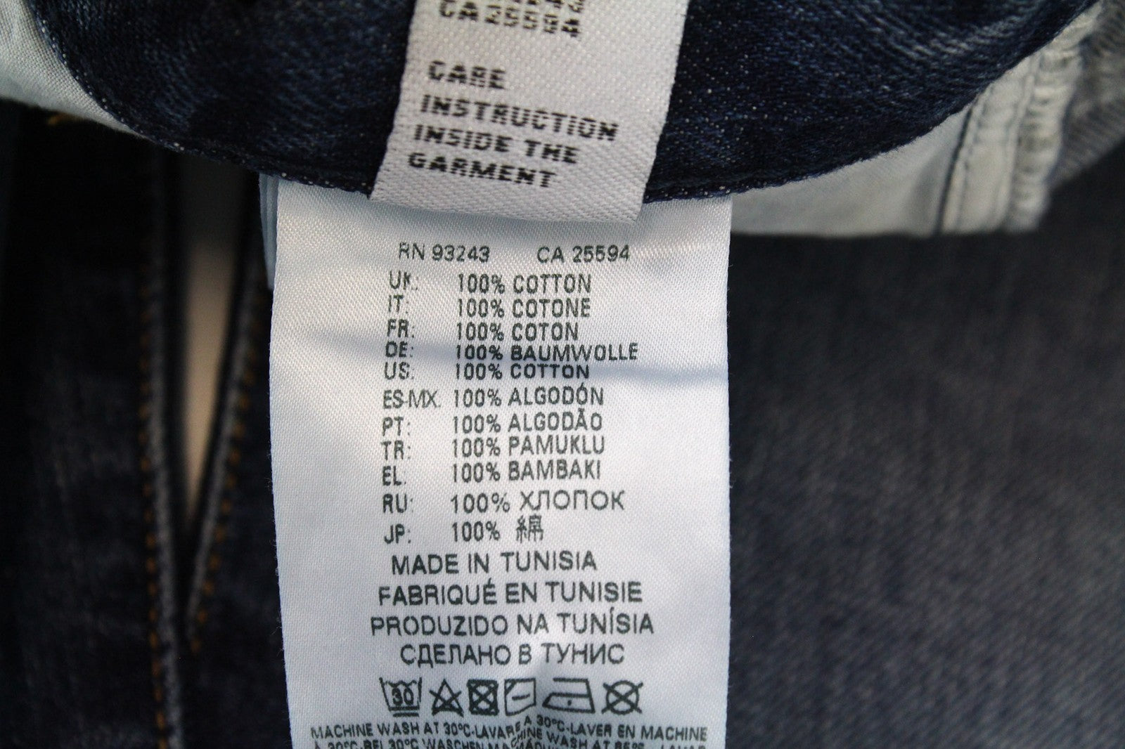 DIESEL Mharky 085AG Men Jeans W29/L32 Slim Skinny Fit Washed Blue Pure Cotton