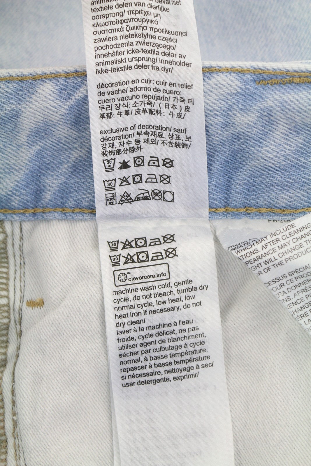 CALVIN KLEIN 90s Loose Men Jeans W31 Light Blue Washed Faded Pleated Zip Denim