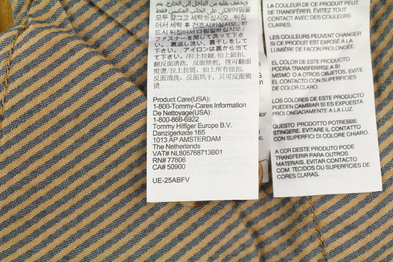 TOMMY HILFIGER Denton Chino Corduroy Men Trousers W33/L32 Straight Fit RRP€139