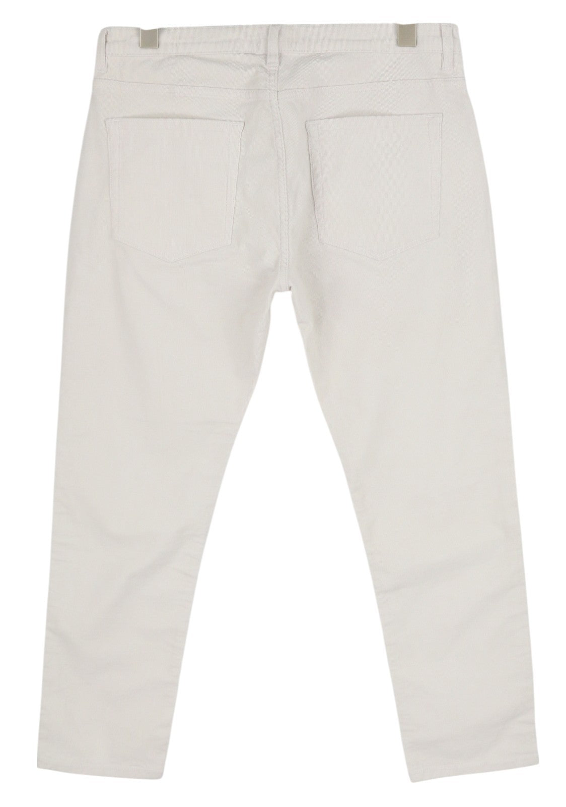 GANT Rugger The Cordster Women Trousers W31/L34 Ivory Corduroy Zip Fly Ankle